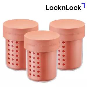 락앤락 투고 요거트&후르츠팟 용기 600ml 옐로우레드 3개 밀프랩 샐러드 과일 간식통 TOP_LCB413YREDs3