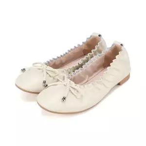 [롯데백화점]BARBARA 바바라 셔링디테일 발레코어 플랫슈즈 BQJ127_4컬러택