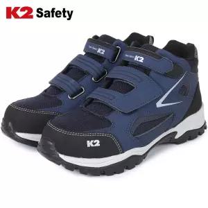 K2 케이투 세이프티 K2-84 네이비 에어메쉬 벨크로 찍찍이 용접안전화