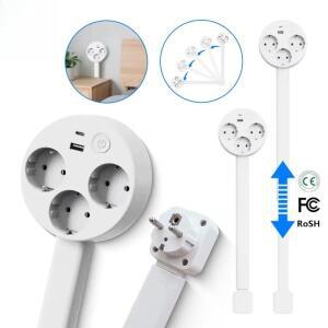 EU 전기 콘센트 확장 플러그 벽면 소파 뒤, 침대 옆 탁자, 책상, 공구 부품용