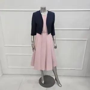 [미니멈]MYAAWO2391PK 실크 자켓형 플레어 원피스