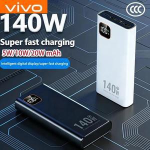 VIVO 140W 보조베터리 500000mAh 대용량 초고속 충전 휴대용 배터리 팩 아이폰 삼성 화웨이용 CCC