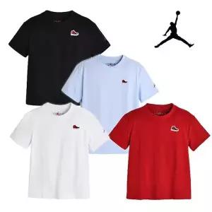 [플레이키즈프로](강남점) (140-170) 나이키 키즈 조던 AJ1 패치 반팔 티셔츠 (N252TS399P)