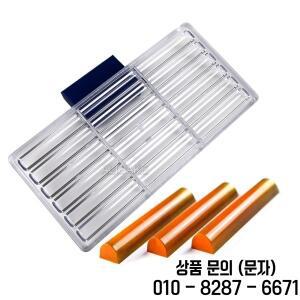 18 캐비티 폴리 카보네이트 PC 초콜릿 몰드 긴 스틱 모양 캔디 봉봉 퐁당 얼음 제과 금형 베이킹 도구