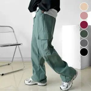 남자 남성 카고바지 건빵바지 학생바지 와이드팬츠 여자반 웨어 복 팬츠 여름 여성 트레이닝 운동복 남성