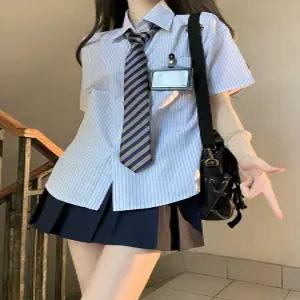 미국하이틴교복 세트 영국 프레피룩 하이틴 레트로 졸업사진 코스튬