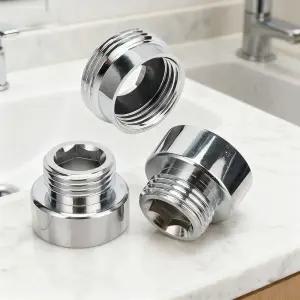 1/2 3/4 수나사/암나사 축소 커넥터 수도꼭지 세탁기 어댑터 정원 관개 커플링 피팅