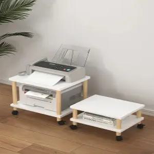 이동형 프린터 선반 용지 수납 복사기 본체 거치대 서랍