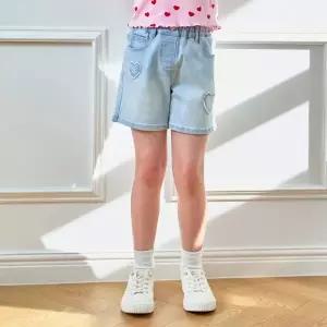 [롯데백화점]로엠걸즈 핑크포인트 데님 반바지RGTJ2544C