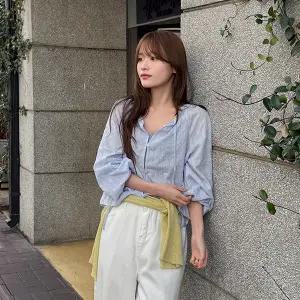 [제작/빅사이즈]이블렛 벨르아 자가드 벌룬 블라우스 제이스타일