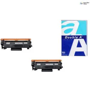 재생토너 브라더 HL L2335D 검정 2개 TN2480 완제품 카트리지 프린트 토너 레이저 교체 충전 재생 호환 복