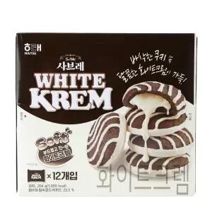 신상 해태 사브레 화이트크렘 204g