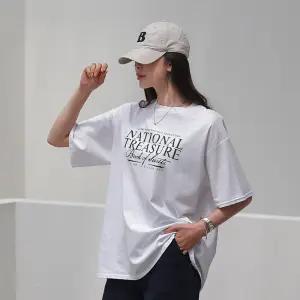 [시크폭스] [made]세인트파 오버핏 레터링 티셔츠_41TS1931