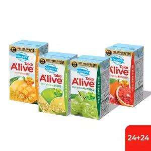 덴마크 테이크 얼라이브 24+24입 (오렌지/망고/자몽/샤인)