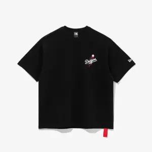 [뉴에라](광주신세계)MLB LA 다저스 치어링 푸드 티셔츠 블랙 14536501