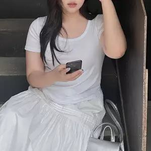 [빅사이즈]이블렛 케로덴 스판 굴림 티셔츠 제이스타일