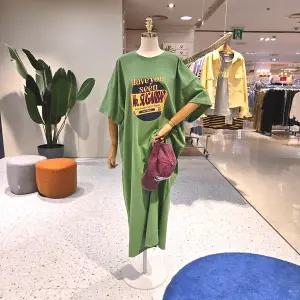 [대구백화점] [에잇컨셉]박시핏 슈가 면롱원피스(C26D7FOP027)