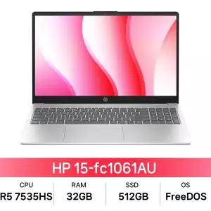 HP 15-fc1061AU Ryzen5 7535HS/RAM32GB/SSD512GB/FreeDOS/MI