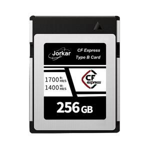 Jorkar CFpress 타입 B 카메라 메모리 카드 256GB 카메라용 니콘호환 Z6 II /Z7 /Z9 /D6 캐논호환 EOS호환1DX Mark III /EOS호환R5 R5C 파나소 S1 /S1R 최대 1700MB /S 고속 RAW 8K 4K