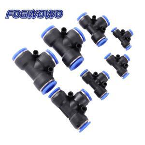 5Pcs T 형 정원 관개 물 커넥터 4mm 신속하게 분무 노즐 연결