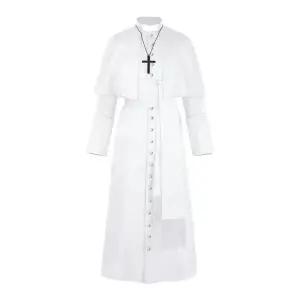 할로윈 코스튬 성직자 사제복 수녀복 중세 망토 카톨릭 신부님 예복 변장 의상