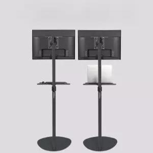 플로어 스탠드 모니터 거치대 받침대 스탠딩 브라켓 티비 진열대 받침