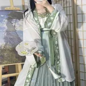 여성 중국 한푸 파티복 선녀복 전통의상 코스프레