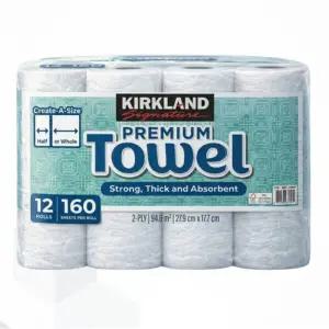코스트코 커클랜드 키친타올 160매 x 12롤, 1팩