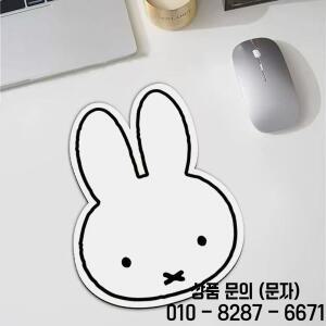 귀여운 미피 유니버설 미끄럼 방지 마우스 패드 가죽 게임용 매트 새로운 책상 쿠션 노트북 PC 맥북에 편안