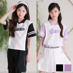 주니어클라쓰 진카라반팔티셔츠 주니어의류 초등학생옷 반팔티 주니어티 여아