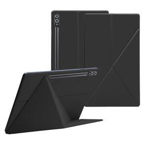 삼성 갤럭시 탭 S10 울트라 2024 / S9 2023 14.6인치 모델 SM-X920 /X926B /X910 /X916B 태블릿 오토 웨이크 스탠드 커버 포함 블랙
