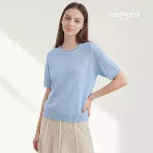 까사렐 [온플]26S S 시스루 포인트 반팔니트3종