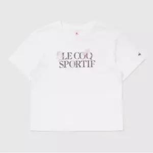 반팔티 VQA QR222ORS53-OWT 여성 루즈핏 그래픽 면 슬럽 티셔츠 OFF-WHITE