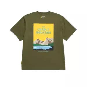 [내셔널지오그래픽](대구신세계) N242UTS100 마운틴 컨셉 그래픽 리젠아스킨 반팔 티셔츠