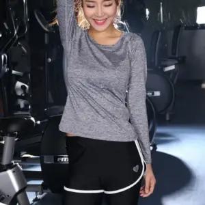 요가복 필라테스 상의 운동 긴팔크롭티 에슬레저룩 요가티셔츠 에슬레저옷