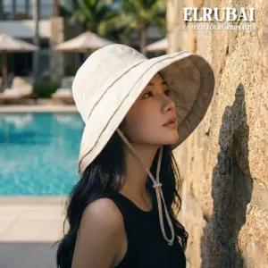 엘루바이 버킷햇 벙거지모자 자외선차단 등산 골프 대두 햇빛가리개 챙모자 러닝캡 여성여름 모자 여자 여