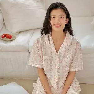 울랄라 파자마 실렌느 반팔 여성페어 아이보리 (40수) 226939 {MH}