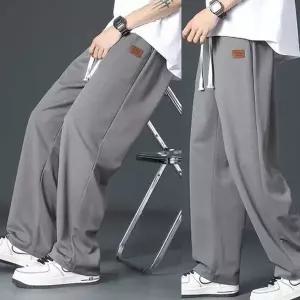 남자 여름 냉장고 와이드 팬츠 시원한 트레이닝 바지 (HSJ-WFFKKUA)