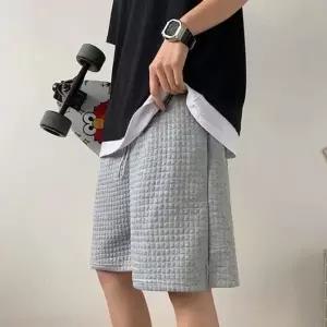 남자 여름 패션반바지 와플 루즈핏 밴딩 숏팬츠 3컬러 (HSJ-WEDDF86)