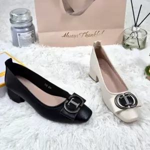 [제이시]제이시 3cm구두 볼넓은 소가죽 원피스 리본 구두 K450