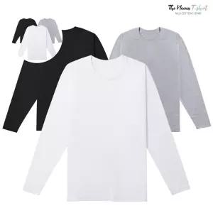 30수 더나은 국내제작 순면 100% 긴팔티 빅사이즈 XS 4XL