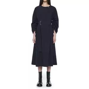 컴젠 여성 네이비 슬리브 드로우 스트링 드레스 1217635