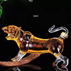 술병 유니크한 특이한 양주 위스키 담금주 호랑이 모양 과실주병 보틀 병