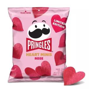 신상 프링글스 하트 미니로즈 35g