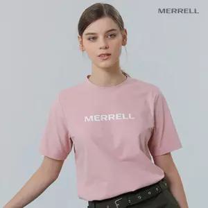 [택가 69,000원] 머렐 여성 핑크 라운드 반팔 티셔츠 D4ST203WPNK