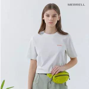 [택가 69,000원] 머렐 여성 아이보리 라운드 반팔 티셔츠 D4ST203WIVO