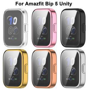전체 커버 TPU 케이스 범퍼 스크래치 방지 스크린 보호대 소프트 액세서리 보호 쉘, Amazfit Bip 5 Unity용 신제품