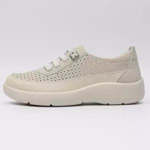 [제이시]제이시 가죽 밴드끈 여름 펀칭 컴포트 로퍼 3CM S172