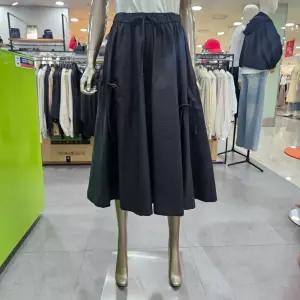 시슬리/애플아울렛/셔링 포인트 플레어 롱 스커트 SASKC3631