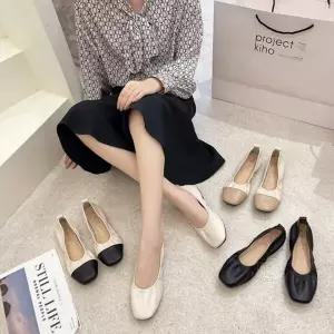 여자 쭈글이 슈즈 플랫슈즈 SS 단화